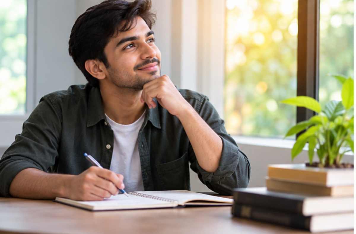 आलोचना से सीखकर खुद में सुधार करता व्यक्ति