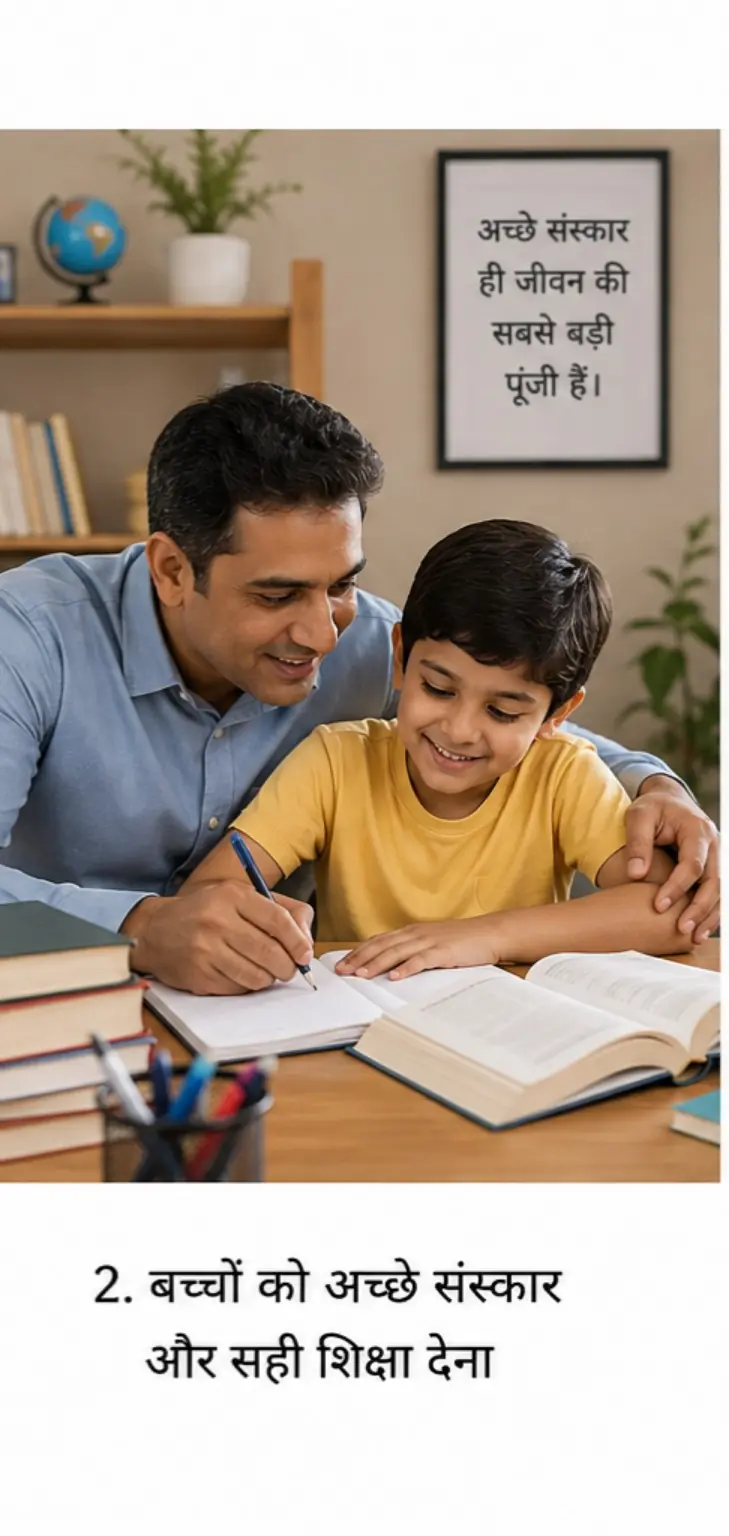 बच्चों को अच्छे संस्कार और सही शिक्षा देना