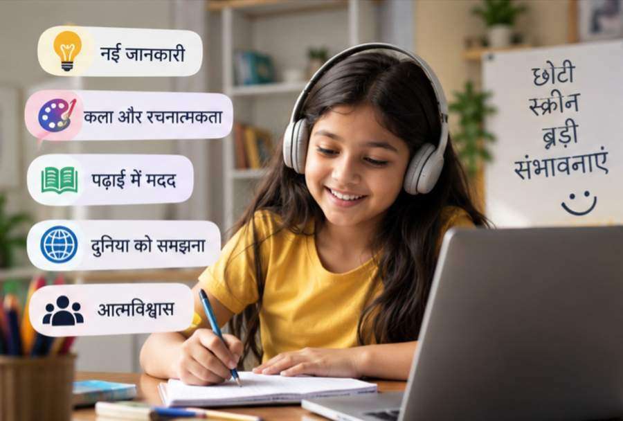 सोशल मीडिया से बच्चों को फायदे