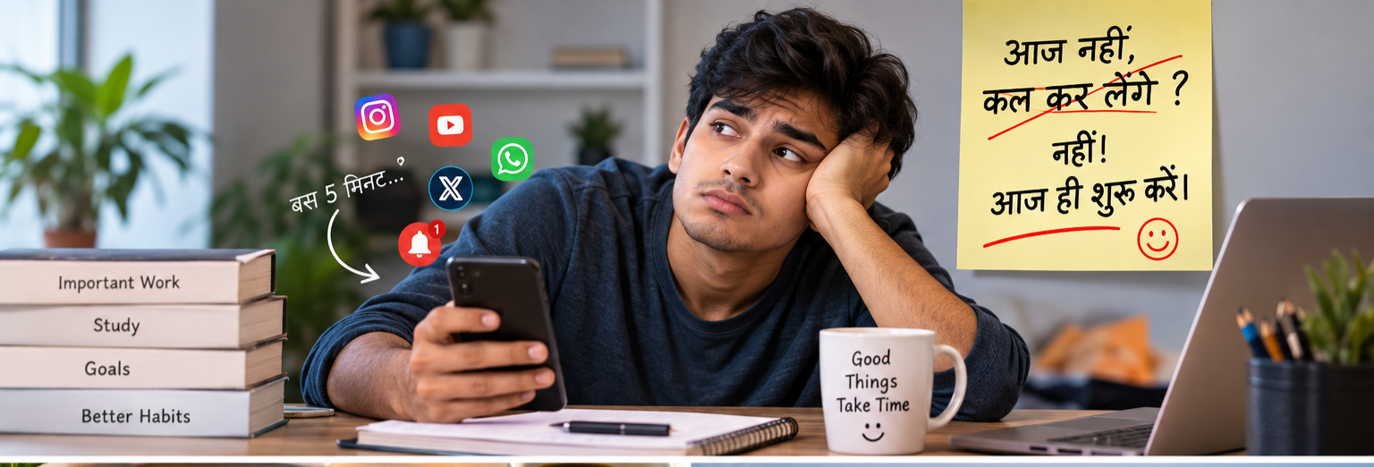 काम टालने की आदत कैसे छोड़ें