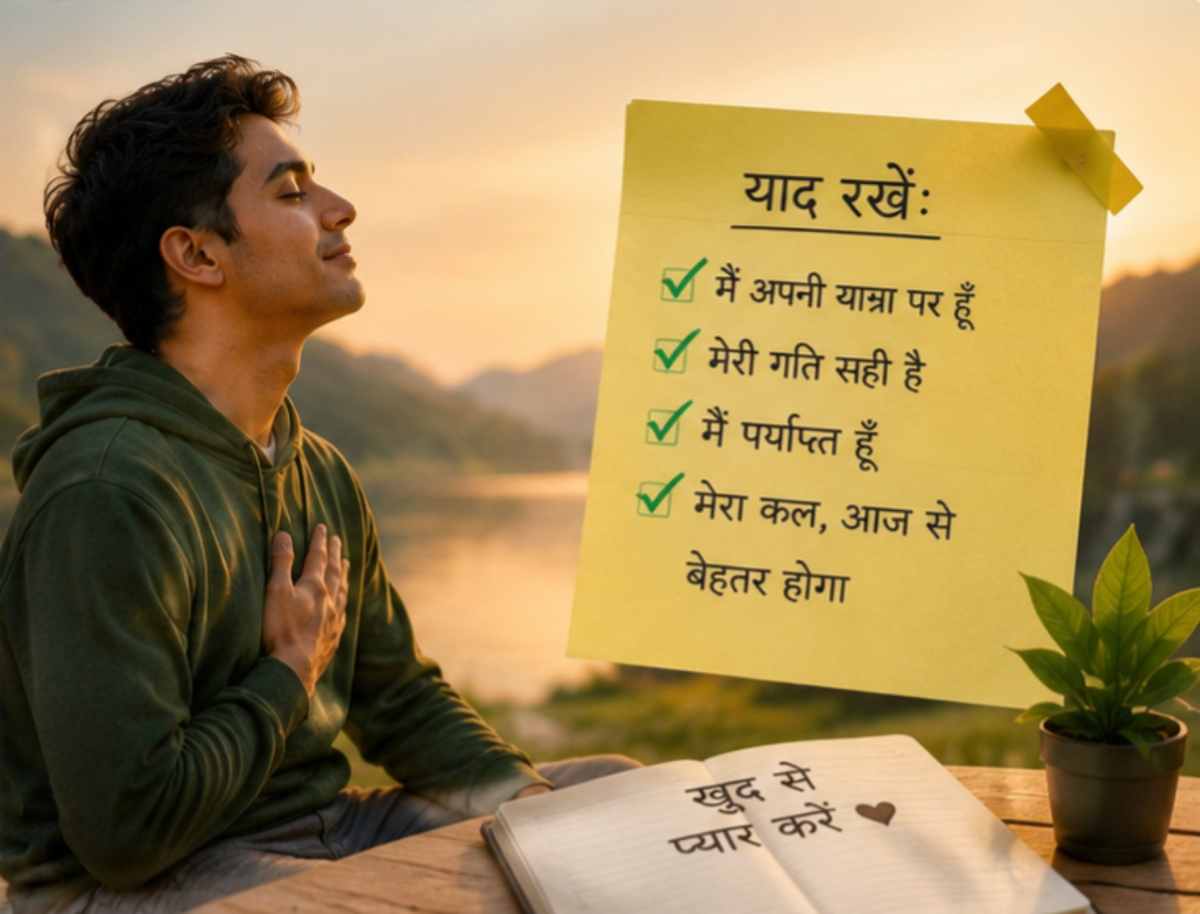 दूसरों से तुलना के बजाय खुद की प्रगति