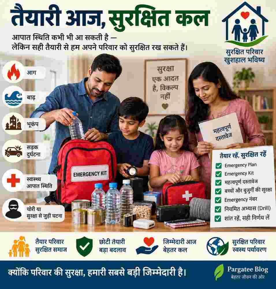 परिवार की आपातकालीन तैयारी