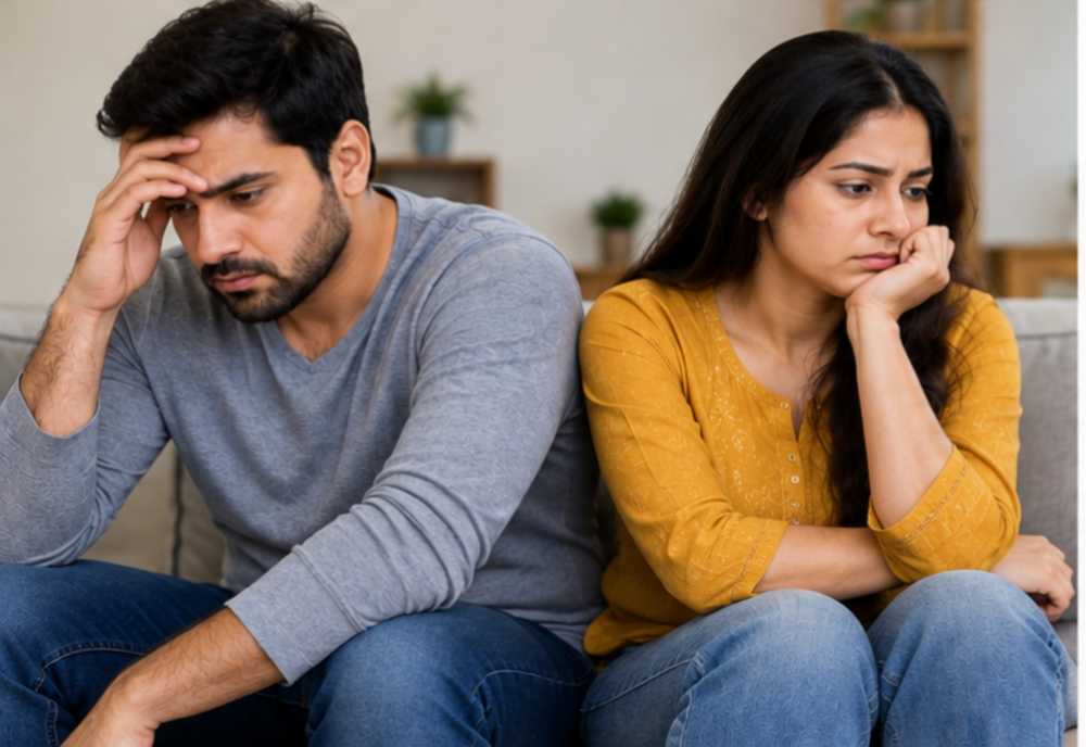 पति पत्नी के बीच तनाव और मनमुटाव